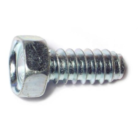 Midwest Fastener Sheet Metal Screw, 5/16" x 3/4 in, Zinc Plated Steel Flange Hex Head External Hex Drive, 10 PK 61357